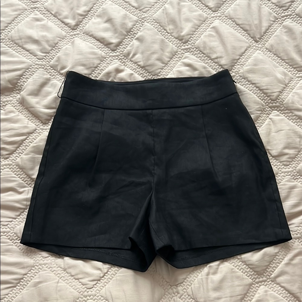 Express Black High Waist Performance Shorts